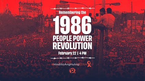  The 1986 People Power Revolution: A Triumph Over Tyranny, Ushering In a New Era of Democracy