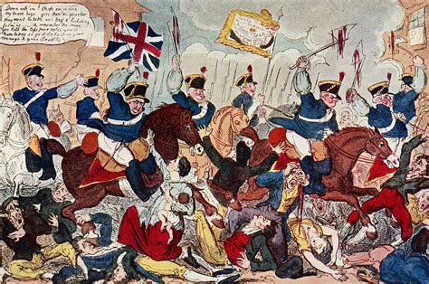 The Peterloo Massacre: An Uprising Against Poverty and Political Suppression in Industrial England